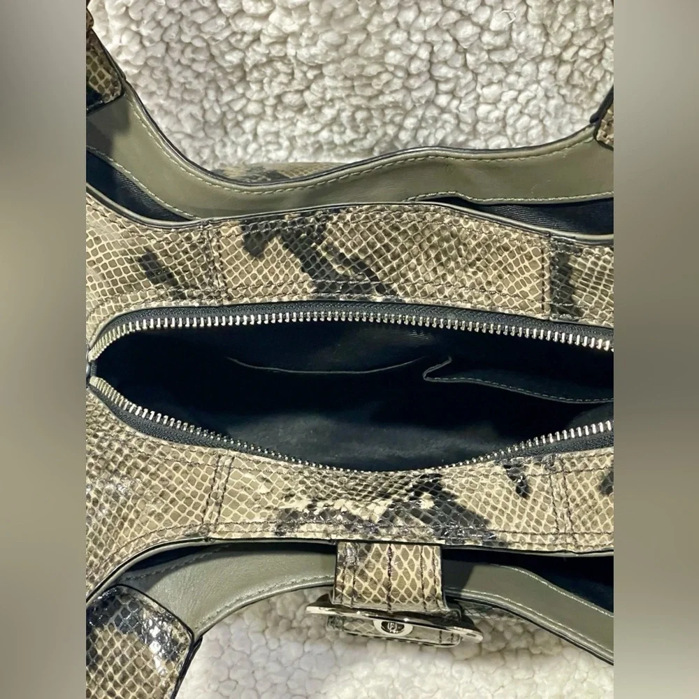 Coach Soho Lynn Faux Python Embossed 3 Compartment Snakeskin Hobo Bag - Picture 7 of 10